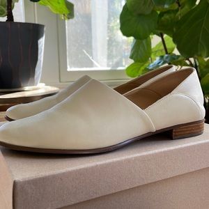 Clark’s Pure Belle Praline Leather Slip On Flats